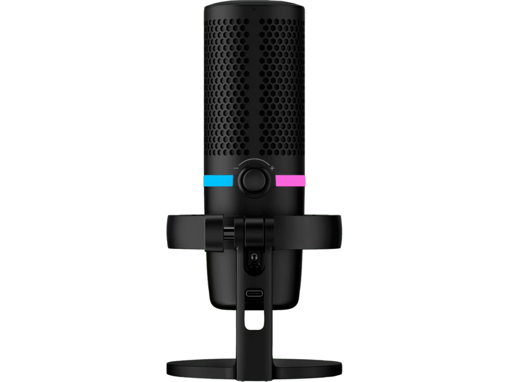 MICROPHONE / HYPERX DUOCAST RGB LIGHTING / USB / BLACK / HPRX-4P5E2AA, 2YEARS WARRANTY