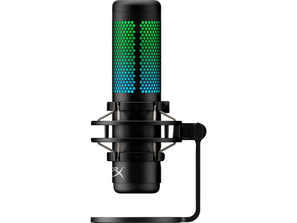 HyperX QuadCast S USB Gaming Microphone - Black Grey & White, 2Years Warranty.