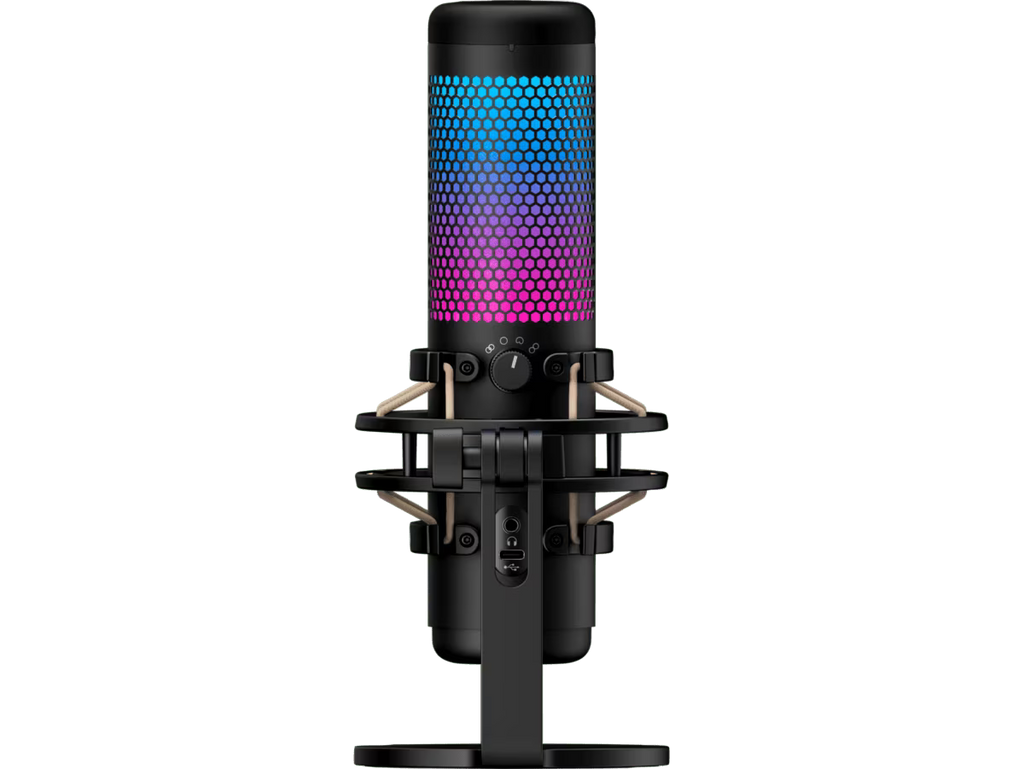 HyperX QuadCast S USB Gaming Microphone - Black Grey & White, 2Years Warranty.