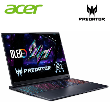 Acer Predator Helios Neo 16S AI PHN16S-71-77TF 16" WQXGA Gaming Laptop (NVIDIA® GeForce RTX™ 5060, CU7-255HX,16GB,1TB SSD, W11)