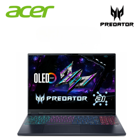 Acer Predator Helios Neo 16S AI PHN16S-71-77TF 16" WQXGA Gaming Laptop (NVIDIA® GeForce RTX™ 5060, CU7-255HX,16GB,1TB SSD, W11)