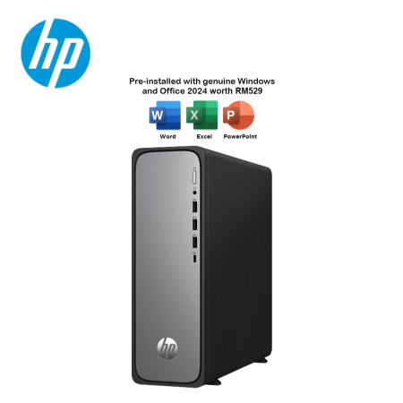 HP OmniDesk S03-0045D Slim Desktop PC ( i5-14400, 8GB / 16GB, 512GB SSD, Intel, W11, HS+M365 )