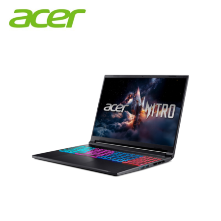 Acer Nitro V16s AI ANV16S-41-R8T2 16" WUXGA 180Hz Gaming Laptop (R5-240, 16GB, 512GB SSD, RTX5050 8GB, W11, HS+M365)