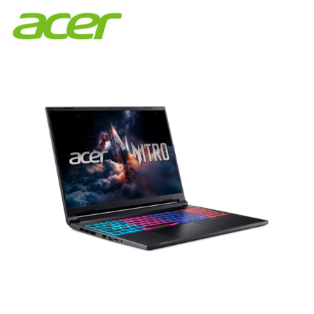 Acer Nitro V16s AI ANV16S-41-R8T2 16" WUXGA 180Hz Gaming Laptop (R5-240, 16GB, 512GB SSD, RTX5050 8GB, W11, HS+M365)