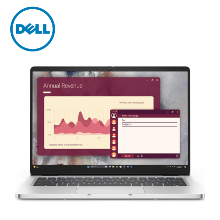 Dell 14PRO PC14250-C7150U-16G-512-W11PRO 14" FHD+ Laptop Silver (C7-150U, 16GB D5, 512GB SSD, Intel, W11P)