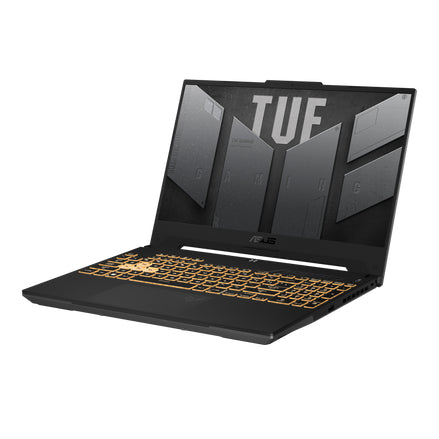 ASUS TUF Gaming F15 with Intel® Core™ i7-12700H and NVIDIA® RTX™ 3050ti. Fluid gameplay awaits on up to a FHD 144Hz display.