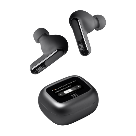 EARBUDS / JBL LIVE BEAM 3 TWS / BT 5.3 / 12HRS + 36HRS CASE / 6 BUILT-IN MIC / 10MM DYNAMIC DRIVER / IP55 / 1.45-INCH TOUCHSCREEN DISPLAY / 1 YR
