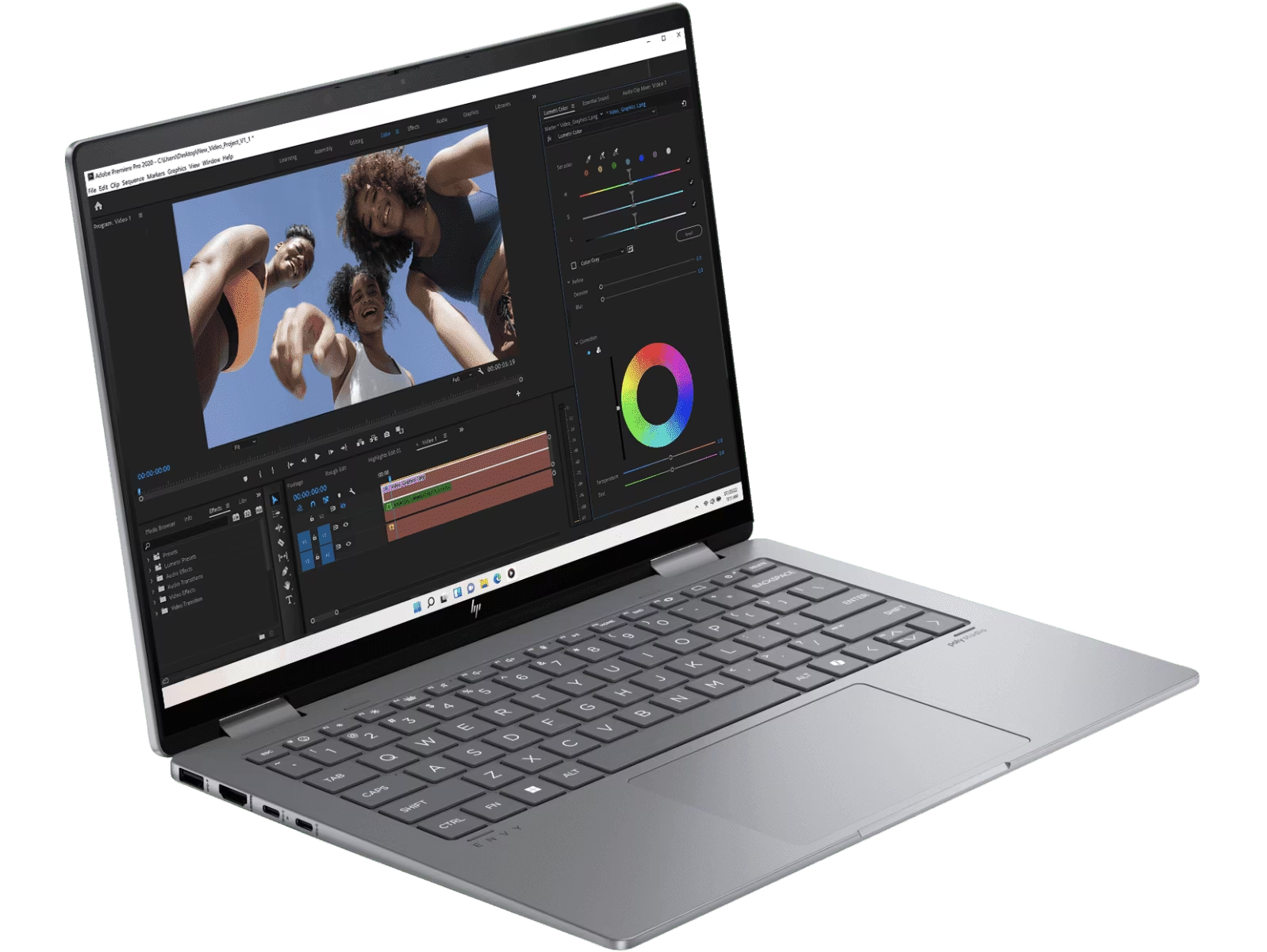 HP Envy X360 14-Fa0141AU 14'' 2K Touch 2-In-1 Laptop Meteor Silver ( Ryzen 5 8640HS, 16GB, 512GB SSD, ATI, W11, HS+M365 )