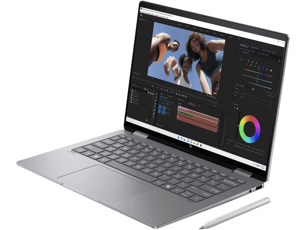 HP Envy X360 14-Fa0141AU 14'' 2K Touch 2-In-1 Laptop Meteor Silver ( Ryzen 5 8640HS, 16GB, 512GB SSD, ATI, W11, HS+M365 )