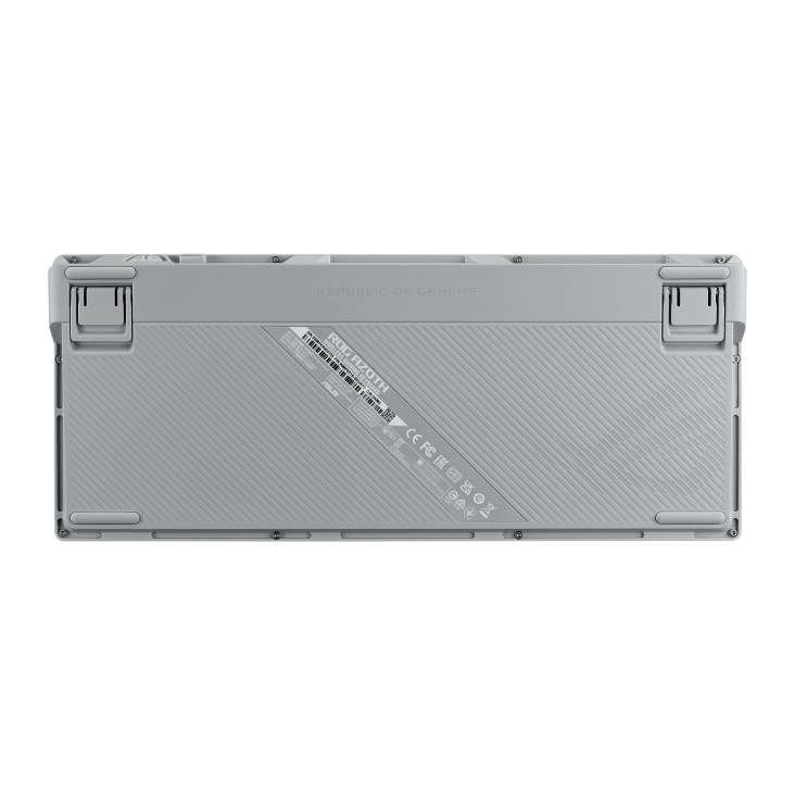 KEYBOARD / ASUS M701 ROG AZOTH GAMING KEYBOARD WIRELESS 75% / BLACK / WHITE / HOT-SWAPPABLE / NX SNOW SWITCH / 2 YEARS WARRANTY