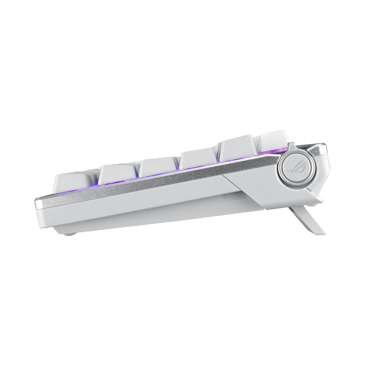 KEYBOARD / ASUS M701 ROG AZOTH GAMING KEYBOARD WIRELESS 75% / BLACK / WHITE / HOT-SWAPPABLE / NX SNOW SWITCH / 2 YEARS WARRANTY