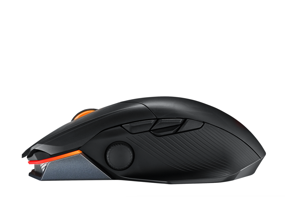 ASUS MOUSE P708 ROG CHAKRAM X ORIGIN AIMPOINT OPTICAL SENSOR / USB2.0,BT 5.2 WIRELESS / 36000 DPI / 650 IPS / 150 HRS / BLACK / 3YR /