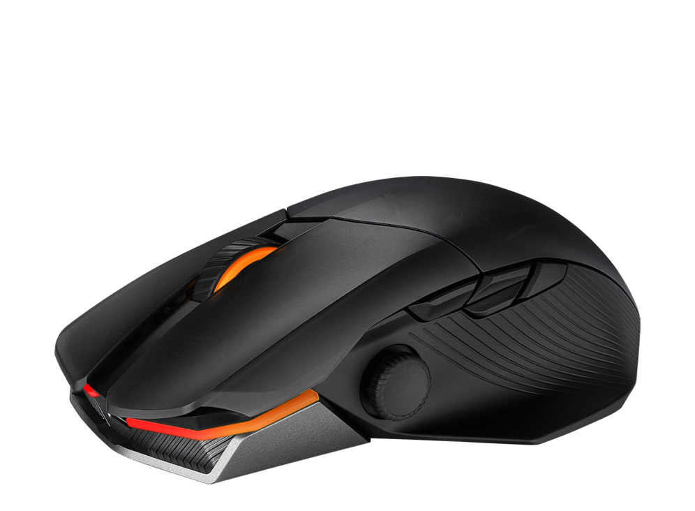 ASUS MOUSE P708 ROG CHAKRAM X ORIGIN AIMPOINT OPTICAL SENSOR / USB2.0,BT 5.2 WIRELESS / 36000 DPI / 650 IPS / 150 HRS / BLACK / 3YR /