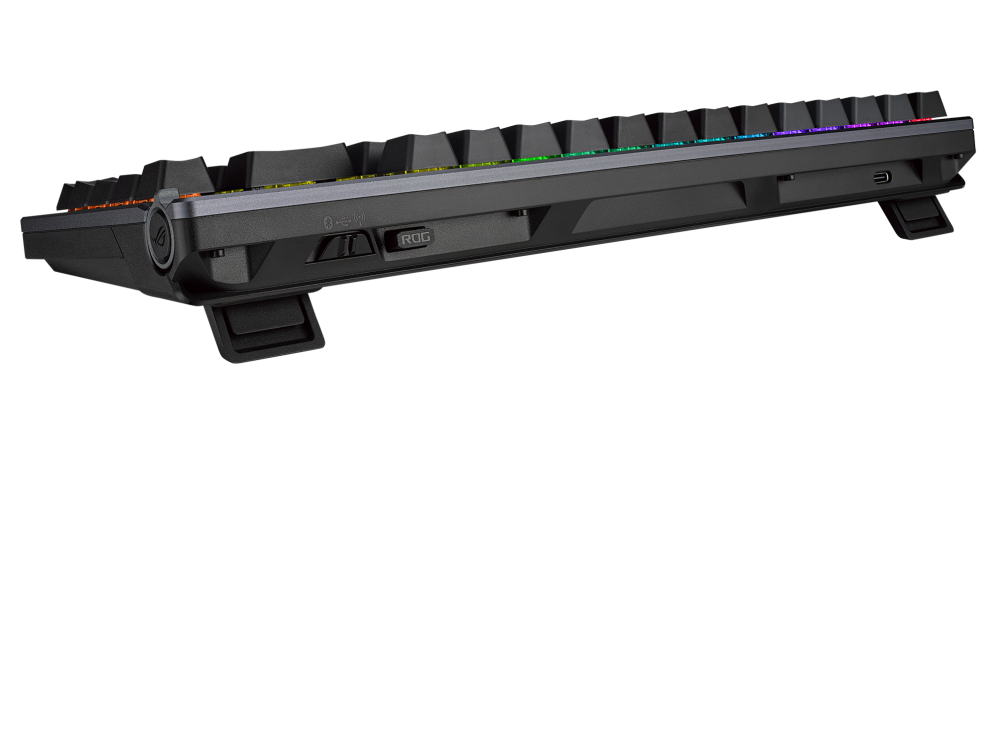 KEYBOARD / ASUS M701 ROG AZOTH GAMING KEYBOARD WIRELESS 75% / BLACK / WHITE / HOT-SWAPPABLE / NX SNOW SWITCH / 2 YEARS WARRANTY