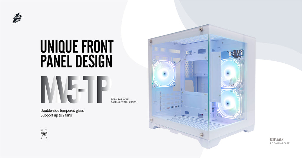 Custom Gaming Desktop PC Set, INTEL CORE I3-12100F, GIGABYTE H610M H V3 DDR4, MSI RTX 3050 6G, 8GB RAM, 512GB SSD, PUS 550W, CASE 1STPLAYER MV5-TP WHITE, MONITOR MSI PRO 25" WIN 11 PRO.