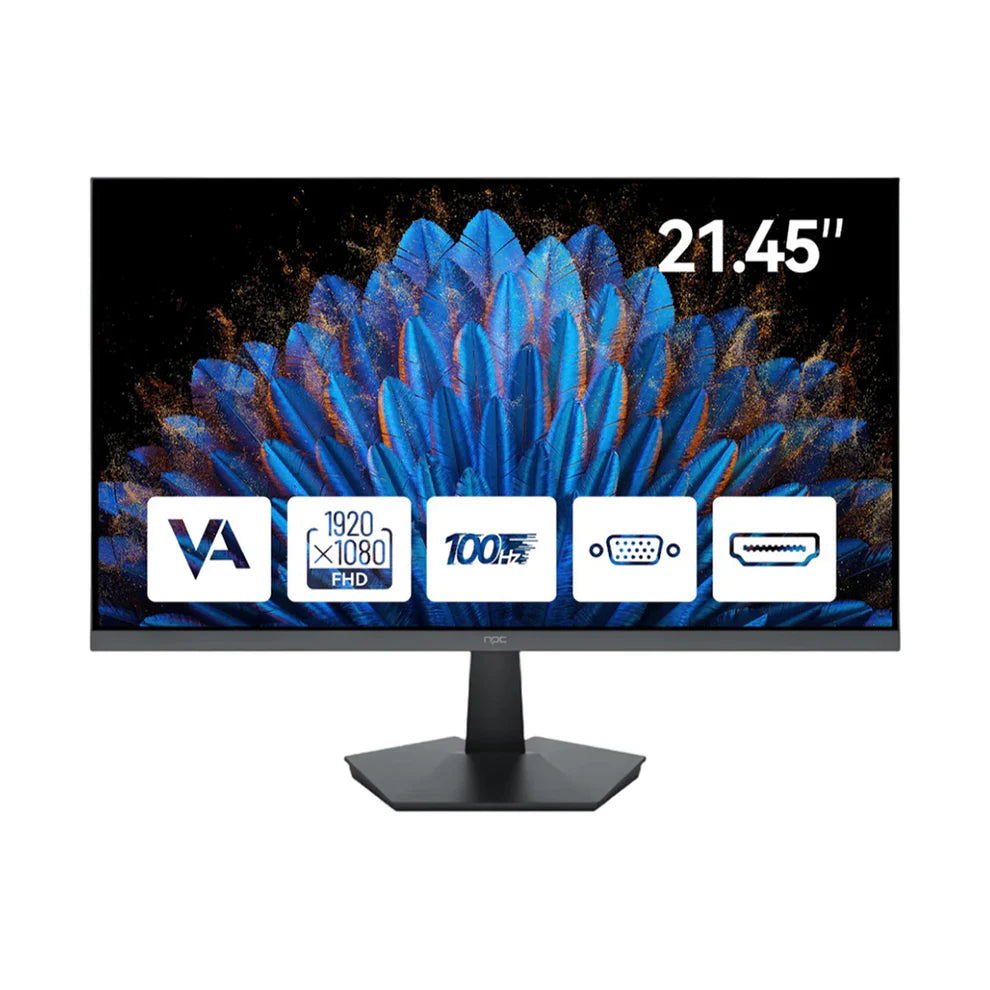 MONITOR AIWA MF2208-A / 21.5" VA / 1920x1080@100HZ FHD / 1MS / HDMI, VGA / 3Y WARRANTY.