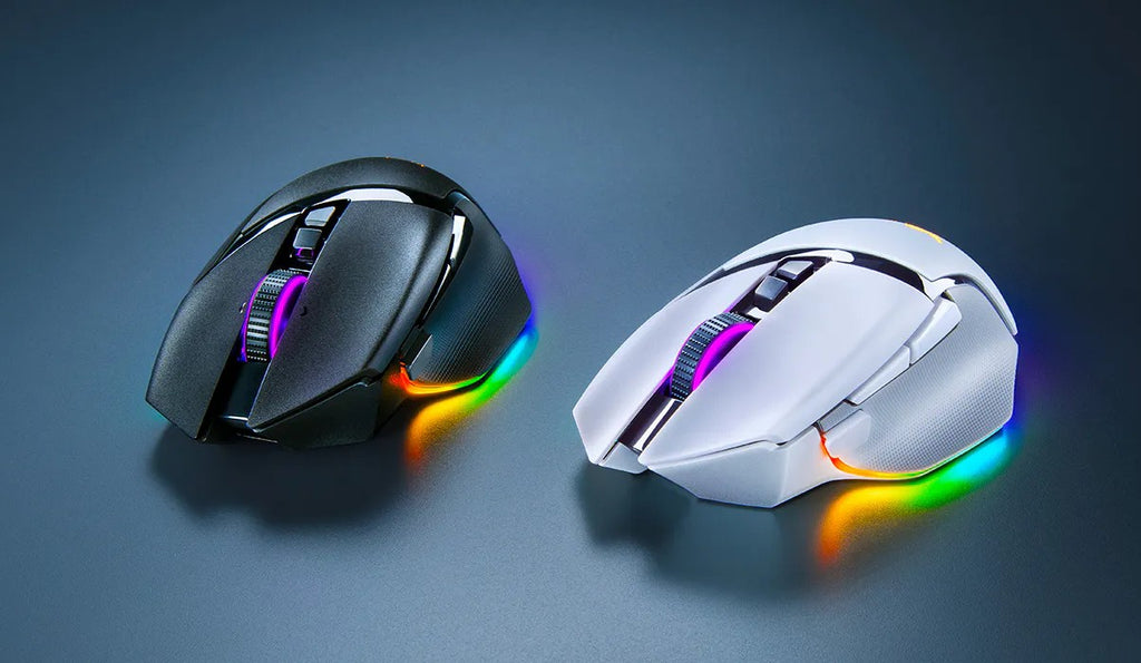 Razer Basilisk V3 Pro Wireless Gaming Mouse - Black & White