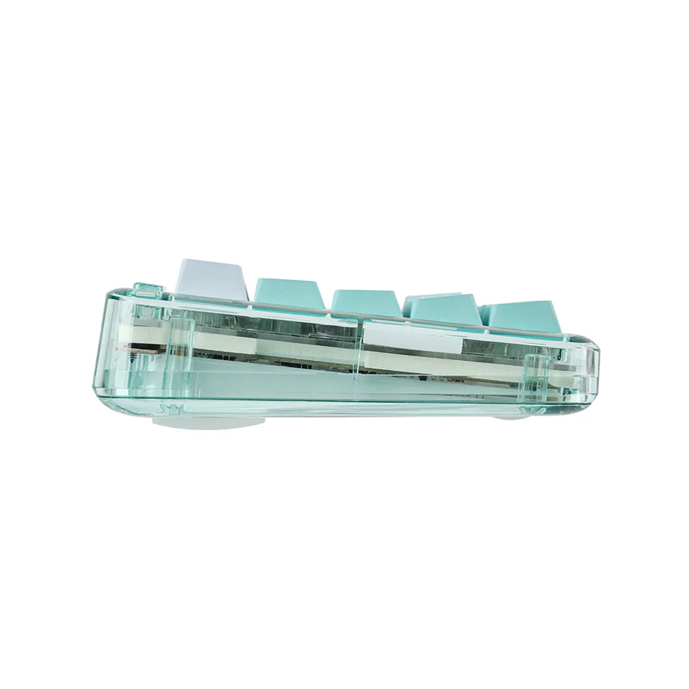 AULA F68 Transparent Mechanical Keyboard, 1 Year Warranty [Blue / Purple / White Green / White / Black]